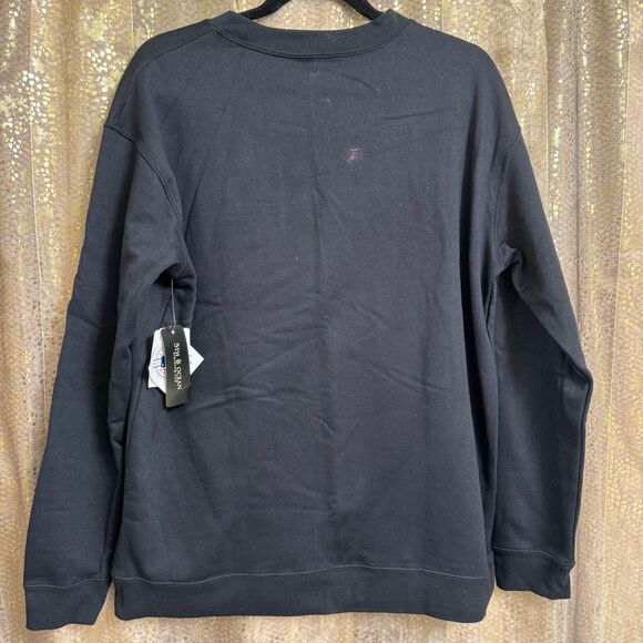 5th & Ocean Black Orange Women's SF MLB Giants Logo Sweatshirt L NWT - Picture 2 of 8